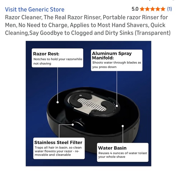 The Clean Shave Razor Rinser - Picture 5 of 5